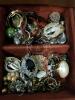 Wooden Jewelry box with contents - 4