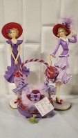 2 Hats of The Week & 1 Red Hat Fashion Figurines - COAs