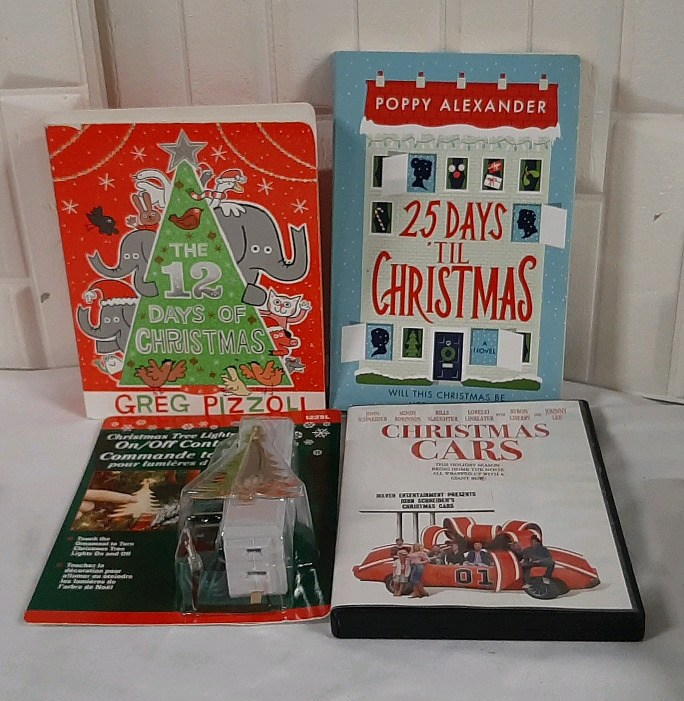 New 2 Christmas Books a DVD and a Control for your Christmas Tree Lights