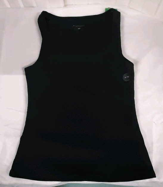 New Reitmans Double Layer Sculpting Tank Size M Colour Black