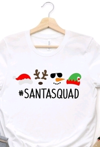 New Santa Squad Long Sleeved T-shirt Size XL