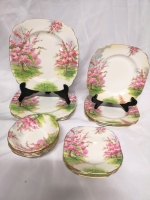 Vintage Royal Albert 4 Place Setting - Blossom Time Pattern