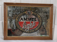 Vintage Amstel Bar Mirror