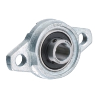 2 New AMI Bearings KFL002 Flange Mount Bearings