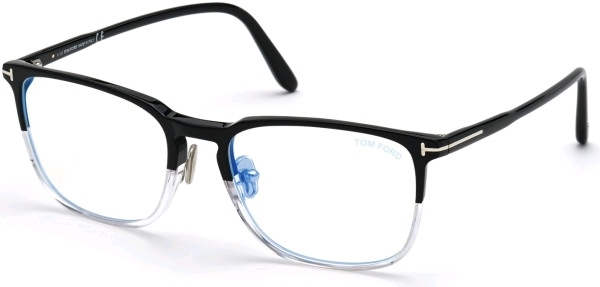 New TOM FORD FT 5699 B/V 005 Blue Block Eye Glasses