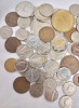 World Coin , Currency & Token Lot - Canada , USA , Great Britain , Colombia plus more - 2