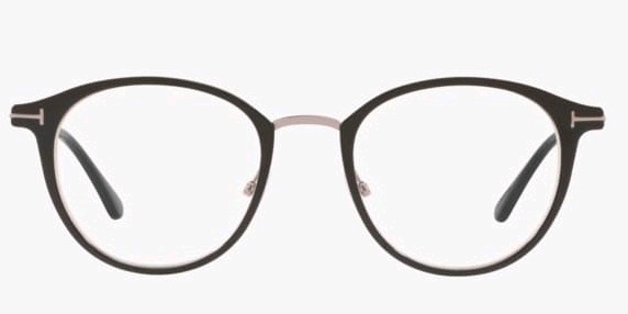 New TOM FORD FT 5528 B/V 002 Blue Block Eye Glasses