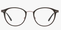 New TOM FORD FT 5528 B/V 002 Blue Block Eye Glasses