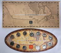 1999 Canadian Millennium Month 25-Cent Quarter Coin Set , Uncirculated