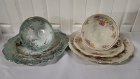 2 Sets of Tea Cups , Saucers & Lunch Plates