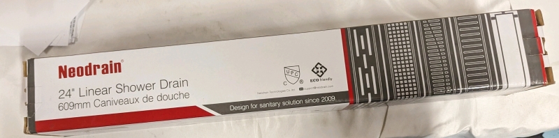 New Neodrain 24" Liners Shower Drain.