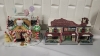 2 Christmas Porcelain Buildings - 1 as is - 2