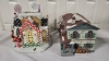 2 Christmas Porcelain Buildings - 1 as is - 3