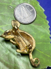 BSK Sapphire Rhinestone Brooch Adorable Rhinestone Mouse - 3