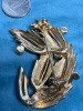 BSK Sapphire Rhinestone Brooch Adorable Rhinestone Mouse - 5