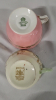4 Teacups & 2 Saucers - Aynsley , Paragon & Wedgewood - 12