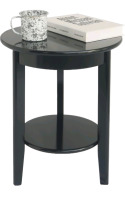 New MaxSmeo Round Black Side Table