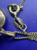 925 Sterling Italy Chain Sterling Etched Heart Locket - 2