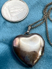 925 Sterling Italy Chain Sterling Etched Heart Locket - 5