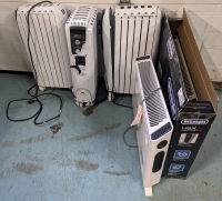 5 DeLonghi Heaters - Sold as is
