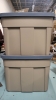 2 Rubbermaid Roughneck 68L Storage Totes with Lids