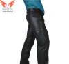 New Wintex International Men's Black Cowhide Leather Cargo Pants Size 32 - 3