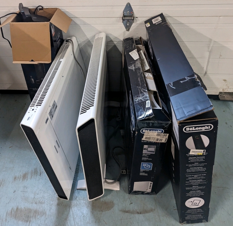 5 DeLonghi Heaters - Sold as is