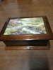 Thomas Kincade jewelry box with contents - 6