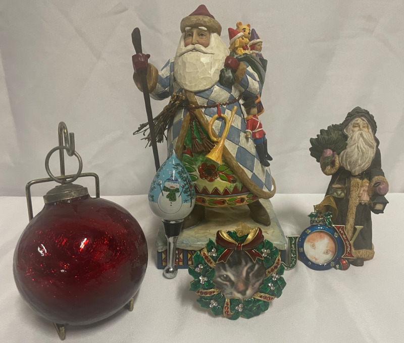 Collection Of Christmas Ornaments