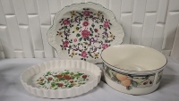 3 Serving Dishes - Mikasa , Ulster & Old Foley1