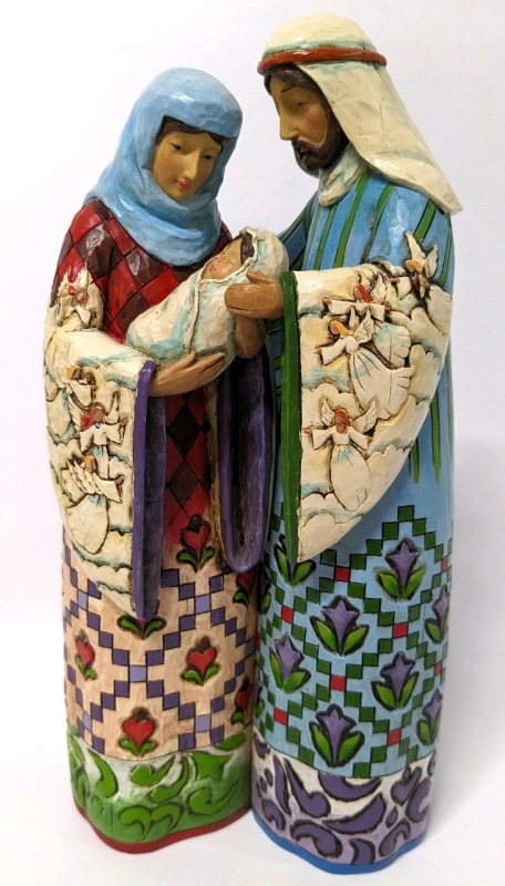 Jim Shore Heartwood Creek 2006 Nativity "BLESSED FAMILY" Figurine 4005277 #16829