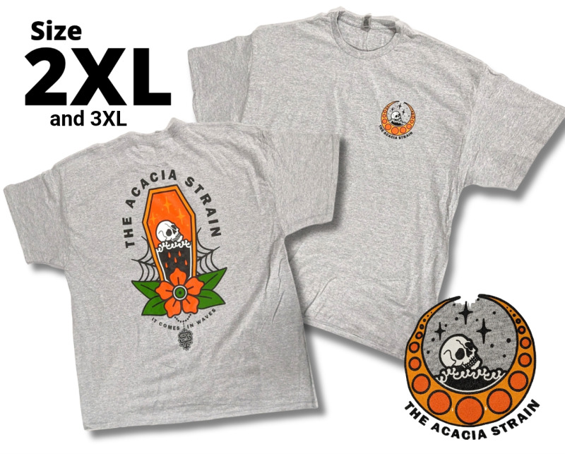 11 (Eleven) New THE ACACIA STRAIN "It Comes in Waves" Skull Tees (Ten 2XL , One 3XL)