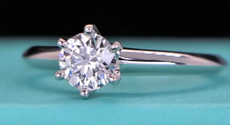Tiffany & Co Platinum 950 Diamond Engagement Ring