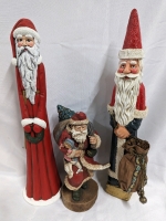 3 Santa Decorations