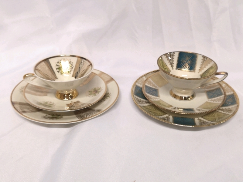 2 Vintage Bavaria Luncheon Sets