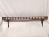 Vintage Wooden Wall Plate Rack