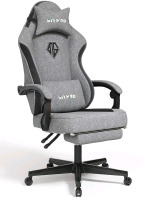 SITMOD Swivel Gaming Chair with Footrest & Adjustable Height - As New