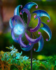 MUMTOP 61" Solar Wind Spinner w/Multi-Color LED Light - As New in Box - 3