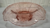 Vintage Hughes Corn Flower Pink Center Bowl 12" Diameter