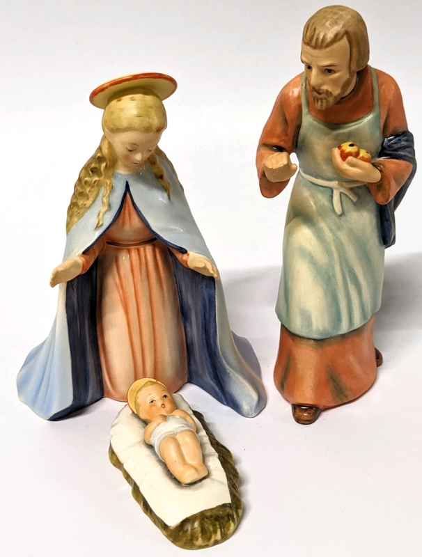 Hummel by Goebel West Germany : Mary 214/A , Joseph 214/3 , Baby Jesus 214 A/K