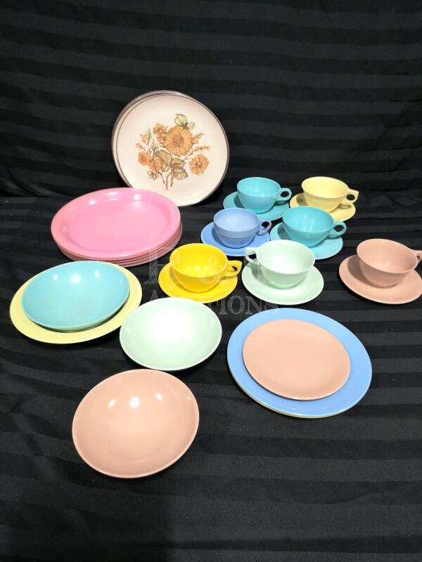 Vintage Melmac Camping/Patio Dishes