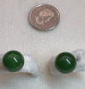 Vintage BC Jade and Pearl Necklace & Jade Ball Earrings - 2