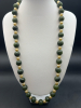 Vintage BC Jade and Pearl Necklace & Jade Ball Earrings - 3