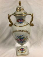 Limoges France 22 inch tall Urn Vase