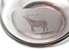 CAITHNESS Etched Stag Vase : Made in Scotland: Signed & Numbered - 2