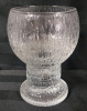 Iittala ' Kekkerit ' Water Goblet , Made in Finland . Measures 5.5" tall