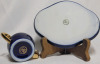 Limoges France Cobalt & Gold Tea Pot and Plates Set . - 5