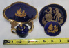 Limoges France Cobalt & Gold Tea Pot and Plates Set . - 6