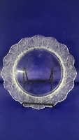 Vintage Lalique Honfleur Glass Plate - 8.5" Diameter