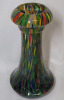 RINDSKOPF Spatter End of Day Glass Case , Circa 1900 . Measures 9 3/4" tall - 2